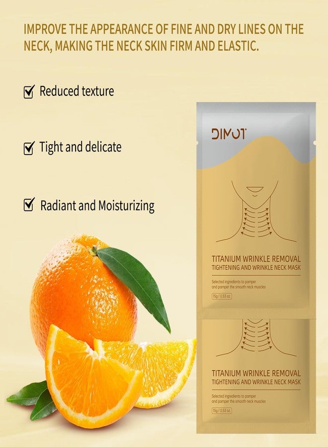 ديموت لصقات مضادة لعلامات تقدم السن وتجاعيد الرقبة | ضمادات الكولاجين الذهبي وحمض الهيالورونيك لتجاعيد الرقبة | ترطيب عميق، شد ورفع | لفافة قابلة للتعديل لإزالة الخطوط الدقيقة لجميع أنواع البشرة، عبوة واحدة - Image 5